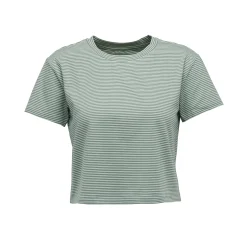 Women's BD Stripe Crop Short Sleeve Tee
