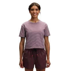Women's BD Stripe Crop Short Sleeve Tee