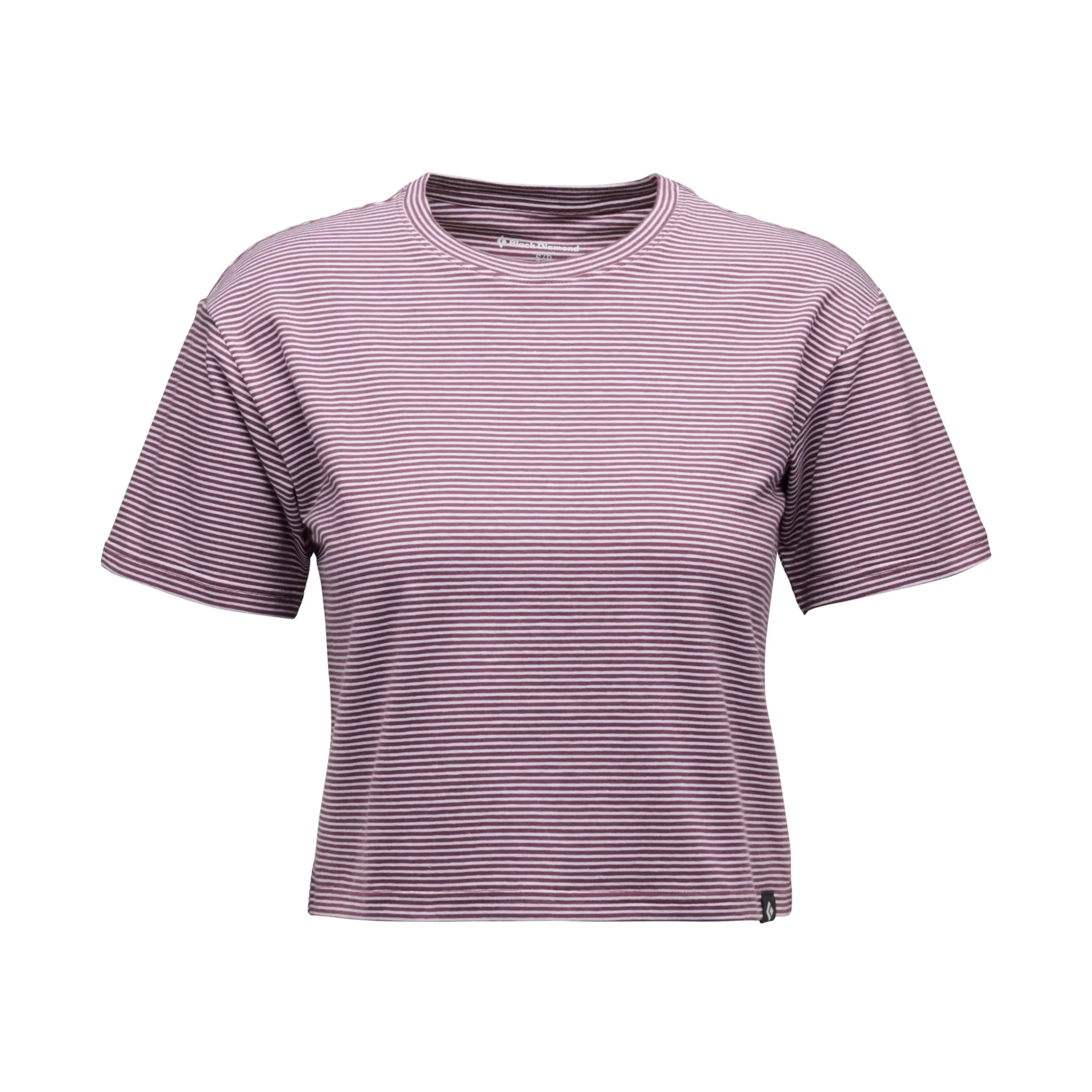 Women's BD Stripe Crop Short Sleeve Tee