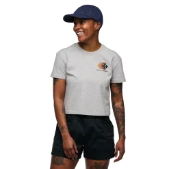 Women's Faded Crop Short Sleeve Tee