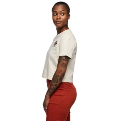 Women's Faded Crop Short Sleeve Tee
