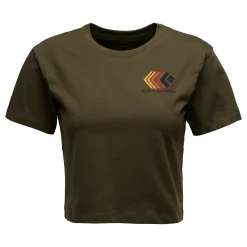 Women's Faded Crop Short Sleeve Tee